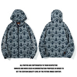 BAPE Varsity Jacket Fall Winter Hooded Cardigan Zipper Jacket Coat