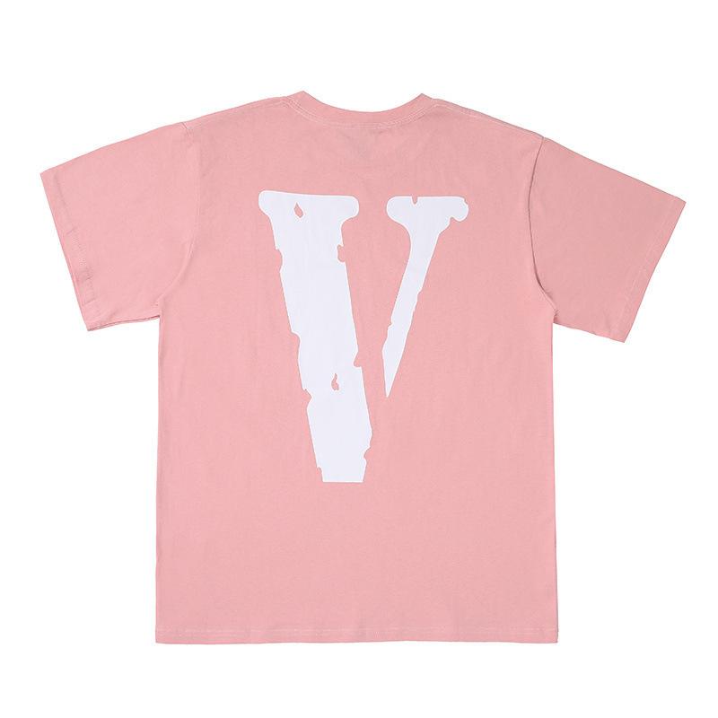 Vlone Short Sleeve plus Size Casual Fashion Retro Sports Men's Clothing