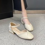 Nude Chunky Heel
