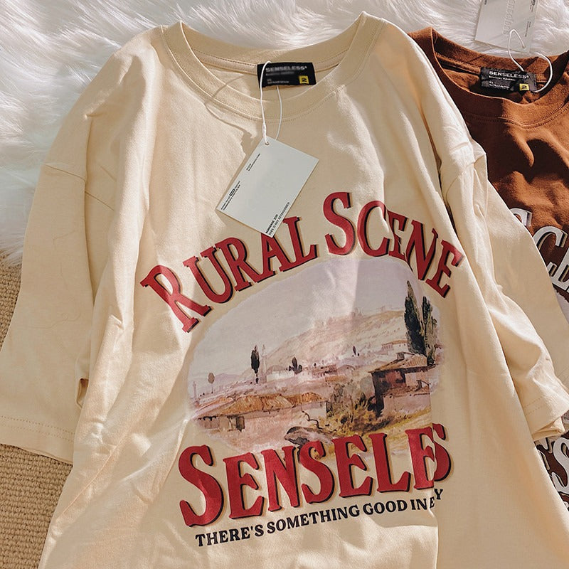 Blackair T Shirt Retro Short Sleeve T-shirt