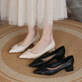 Nude Chunky Heel