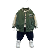 Toddler Boys Jackets Boy's Leather Jacket Jacket Baseball Uniform Children