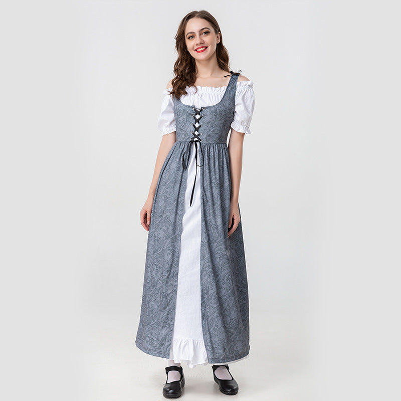 Vintage Empire Waist Dress Vintage Court Dress Girl Dress