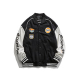 Letterman Jacket Outfit Senior Jackets Varsity Baseball Coat Spring and Autumn Loose Casual Jacket Men's Top