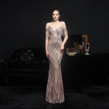 Sequin Evening Dress Sequined Fishtail Formal Dress