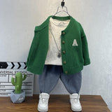 Toddler Boys Sweater Boys' Spring and Autumn Knitwear