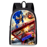 Shadow Backpack Cartoon Sonic 2 Children's Backpack Student Outdoor Casual Boys and Girls Schoolbag