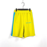Palm Angels Vintage Rainbow Ribbon Striped Casual Shorts