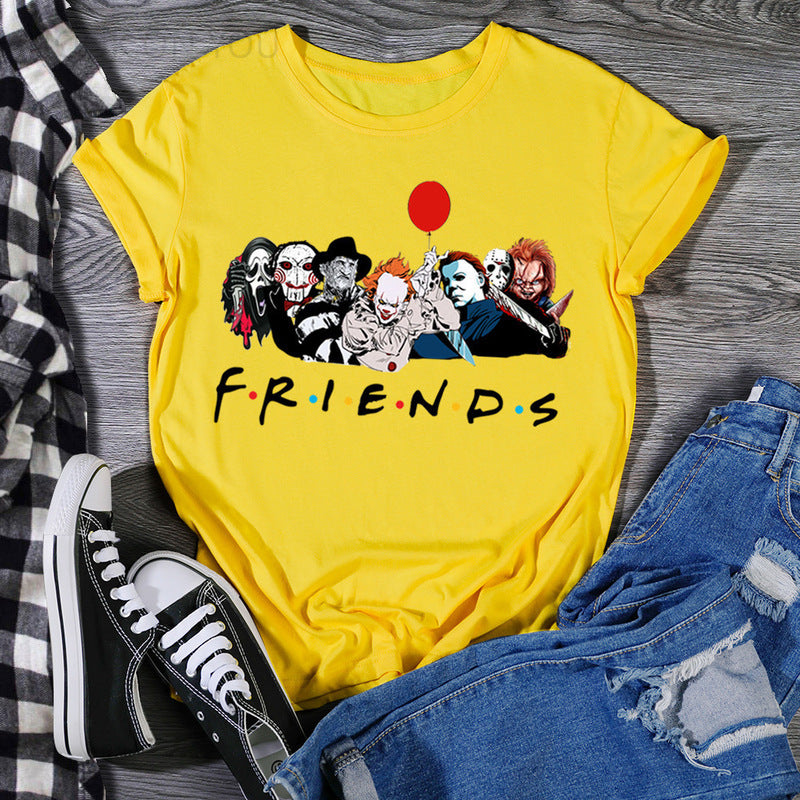 Friends Joey T Shirt Female Wish Short Sleeve T-shirt Female