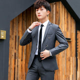 Casual Groom Attire Tuxedo Suits for Men Business Men Suit Men's Formal Dress
