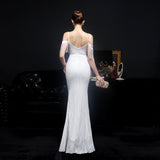Sequin Evening Dress Sequined Fishtail Formal Dress