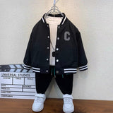 Toddler Boys Jackets Boys' Coat Children's Baseball Uniform Spring and Autumn