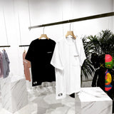 CHH Chrome Heart T Shirt Spring/Summer Letters Puff Print round Neck Short Sleeve T-shirt for Men and Women