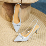 Nude Wide Fit Block Heels Bow Leather Sandals