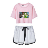 Dreamwastaken Men's Novelty Hoodies Dream Merch Shirt Printed Casual Fashion Loose Exposed Navel Suit