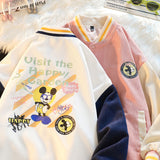 Corduroy Patch Jacket Corduroy Baseball Uniform Jacket