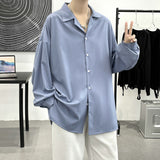 Men's Shirts Solid Color Shirt Cardigan
