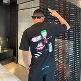 CHH Chrome Heart T Shirt Spring/Summer Cartoon Graffiti Printing Round Neck Short Sleeve T-shirt For Men And Women