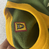 Human Made Sweatshirt Yellow Green Patchwork Sweater Loose