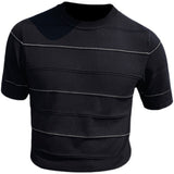 Men Shirts Men's Short Sleeve Striped T-shirt