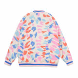 Spray Painted Jacket Baseball Jacket Men's Jacket