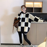 Preppy Aestitic Outfits Round Neck Sweater