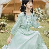 Women cottagecore Dress Vintage and Little Fresh Summer Dress