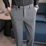Men Trousers Casual Pants Men's Summer Suit Pants
