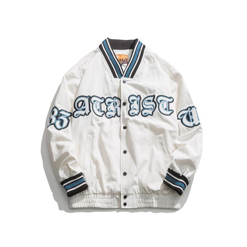 Varsity Jacket for Men Baseball Jacket Spring Stitching Jacket Unisex Tops Casual Fashionable