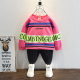 Toddler Boys Sweater Boys' round-Neck Pullover Spring and Autumn Clothing