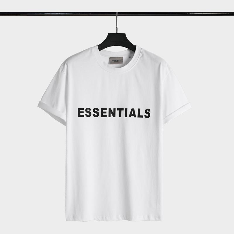 Fog Essentials Tshirts Fear Of God Essentials Fog Short Sleeve High Street Loose Men and Women Couple T-shirt