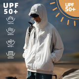 Nasa Sun Protection Shirt Summer Outdoor Men's Sun Protection Clothing Hooded Jacket Loose