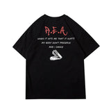 Men T Shirt Summer Casual Tops Creative Palm Print T-shirt Fashion Loose Half Sleeve