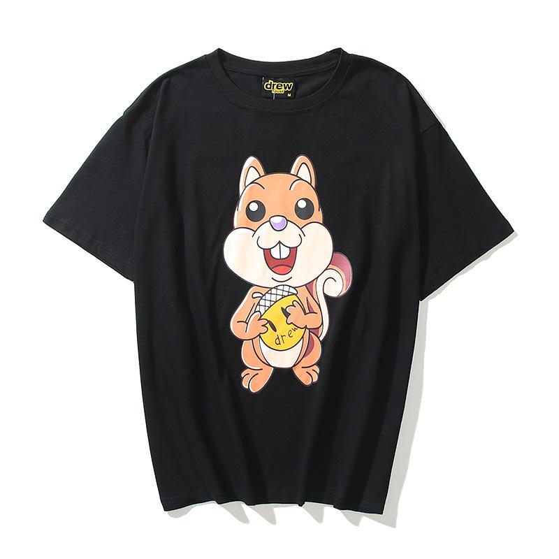 Justin Bieber Drew House Drew House Brown Squirrel Short Sleeve Men
