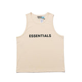 Fog Essentials Vest Fear Of God Essentials Letter Vest Men and Women Fog Couple T-shirt