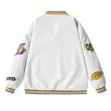 All Star Varsity Jacket Basketball Wear Jacket Stand Collar Embroidery Baseball Uniform