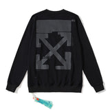 Off White Sweatshirts Long Sleeve round Neck Sweater for Autumn and Winter