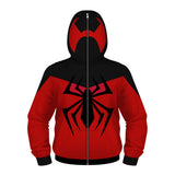 Spider Man Hoodie Printed Zip Hoodie
