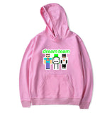 Dreamwastaken Men's Novelty Hoodies Dream Merch Shirt Cartoon Print Sweatshirt Casual Loose-Fitting Hoodie Outerwear Shirt
