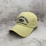 Yankee Baseball Cap Women's Spring and Autumn Leisure Outdoor Baseball Cap Tongue Cap