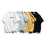 Man Summer T Shirt Letter Print