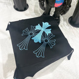 CHH Chrome Heart T Shirt Spring and Summer Frosted Printed round Neck Short Sleeve T-shirt for Men and Women