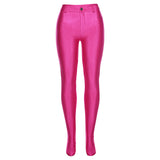Women Top & Pant 2 Piece Set Summer Slim Straight Body Stocking Casual Trousers