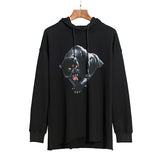 Panther Vlone Hoodie Leopard Print Large V Design Pullover Hoodie Sweater