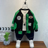 Toddler Boys Jackets Boys' Baseball Jacket Coat Children's Spring Ball Style