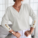 Women Bohemian Shirts Women's Autumn Loose Bottoming Shirt Top