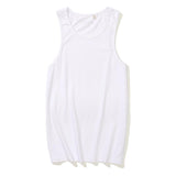 Fog T Shirt Sleeveless Vest Loose Trendy High Street Style Summer Men's and Women's Tshirt Fear Of God