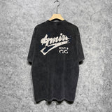 Amiri T Shirt Washed and Worn Retro Short Sleeve T-shirt