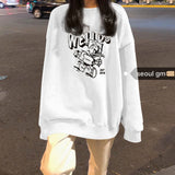 Slogan Graphic Hoodie