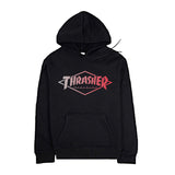 Thrasher Hoodie Flame Hip Hop Style Coat